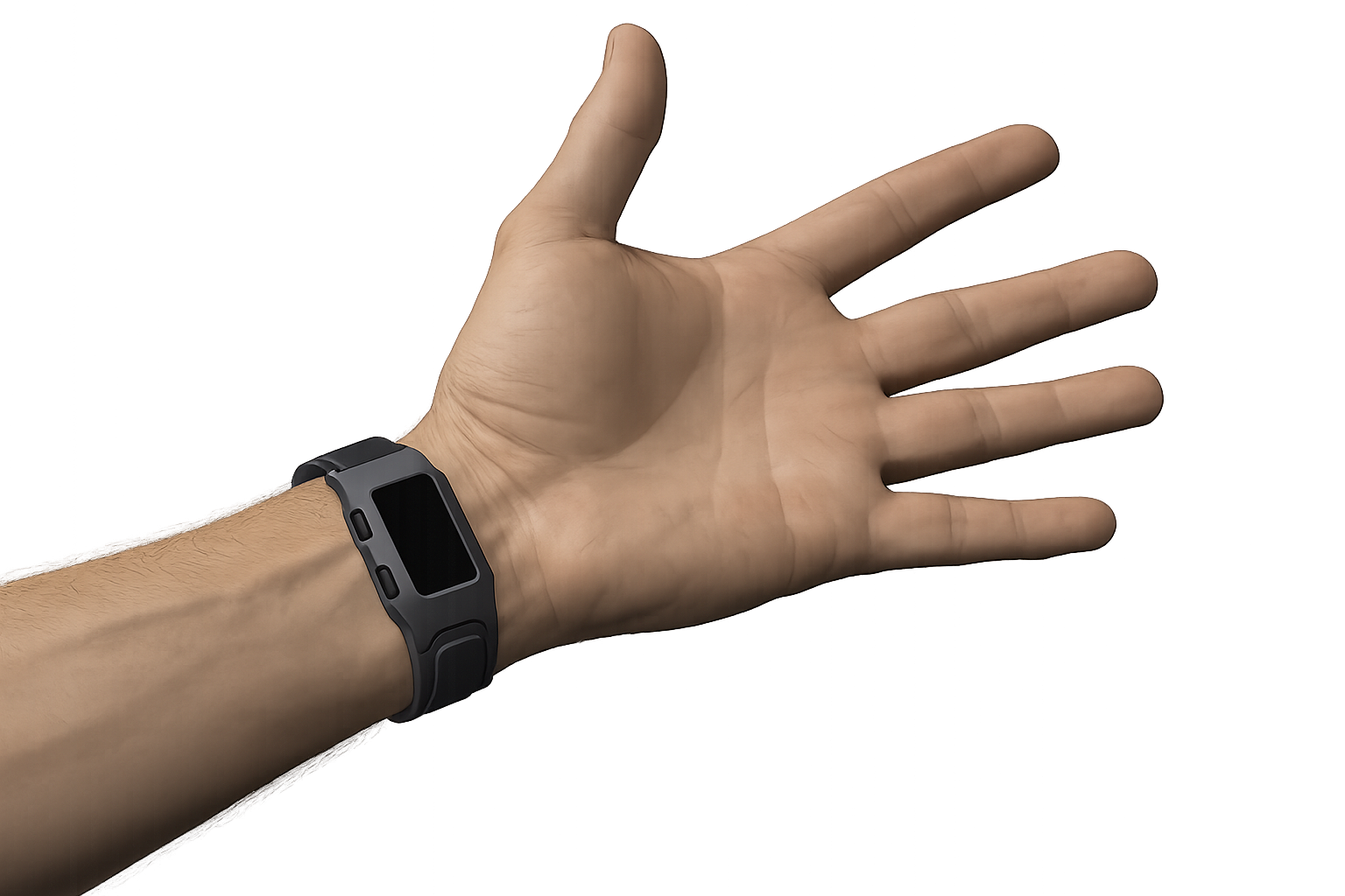WARTEK volar display worn on inside of wrist