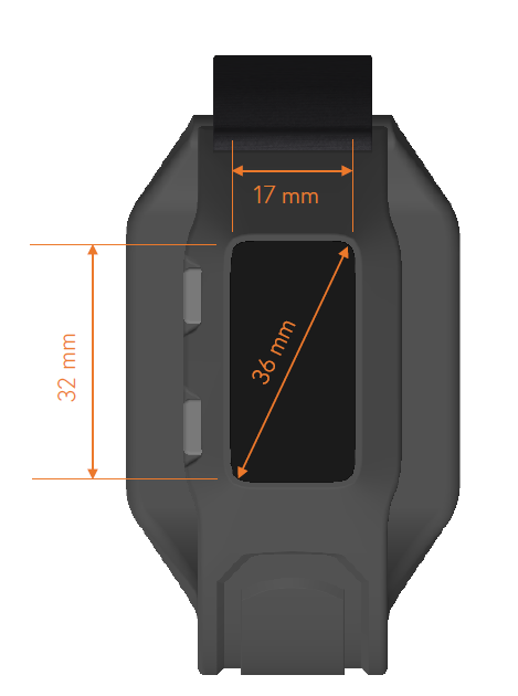 WARTEK Volar Display Dimensions